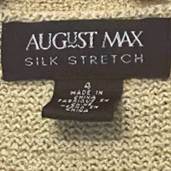 Women's August Max Silk Cardigan - Picture 2 of 4
